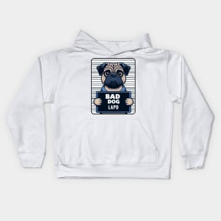 LAPD Jail Photo Bad Dog Kids Hoodie